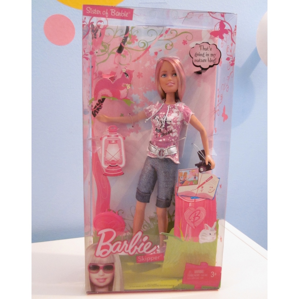 Barbie Camping Skipper- Barbie's Sister NIB